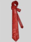 (image for) Shiny Red Python Leather Tie