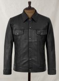 (image for) Leather Trucker Jacket