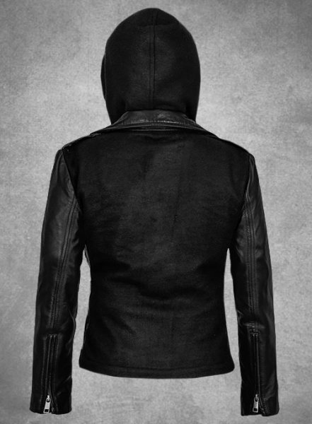 (image for) Hooded Flight Leather Jacket