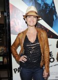 (image for) Carla Gugino Leather Blazer