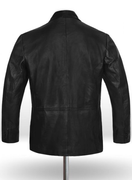 (image for) Black Hampton Leather Blazer