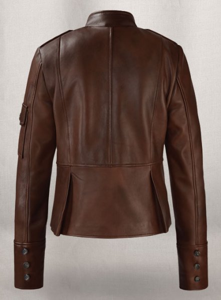 (image for) Spanish Brown Katherine Heigl Leather Jacket