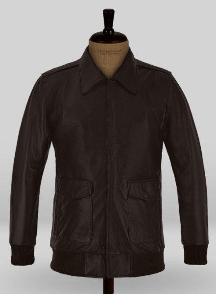 (image for) Steve Carell Welcome to Marwen Bomber Leather Jacket