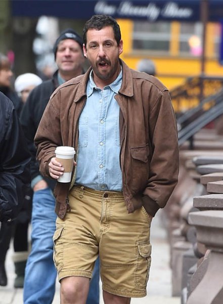 (image for) Adam Sandler The Meyerowitz Stories Leather Jacket