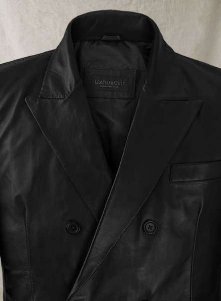 (image for) Adrien Brody Leather Blazer