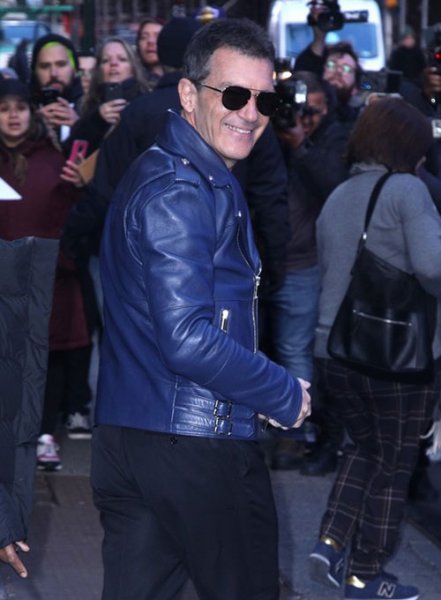 (image for) Antonio Banderas Leather Jacket