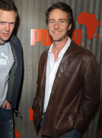 (image for) Edward Norton Leather Jacket