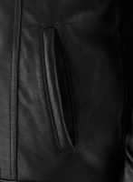 (image for) Black Sherpa Leather Jacket