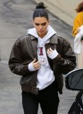 (image for) Kendall Jenner Leather Jacket #1