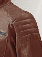 (image for) Firefly Moto Tan Biker Leather Jacket