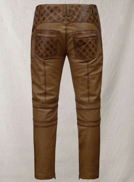 (image for) Outlaw Burnt Tan Leather Pants