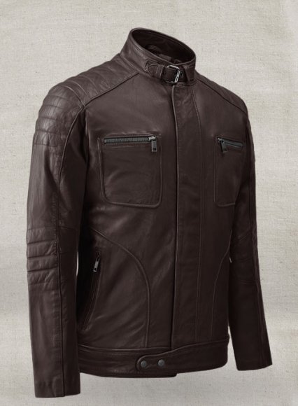 (image for) Firefly Moto Brown Biker Leather Jacket