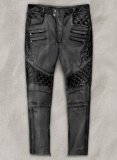 (image for) Outlaw Burnt Charcoal Leather Pants