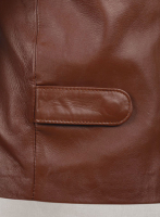 (image for) Tan Brown Minority Report Leather Jacket