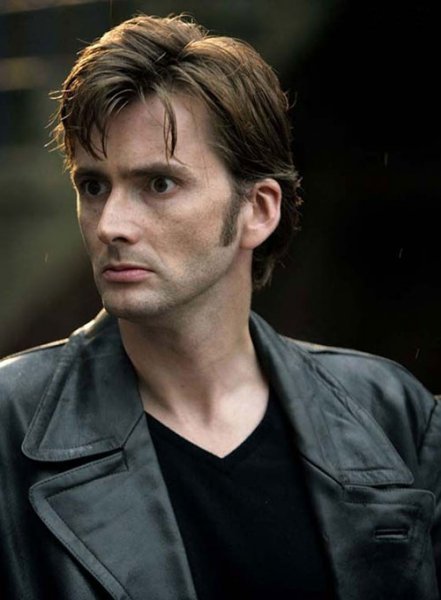 (image for) David Tennant Doctor Who Leather Trench Coat