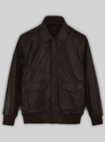 (image for) Steve Carell Welcome to Marwen Bomber Leather Jacket