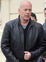 (image for) Bruce Willis Red 2 Leather Jacket