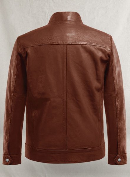 (image for) Thunder Storm Tan Biker Leather Jacket