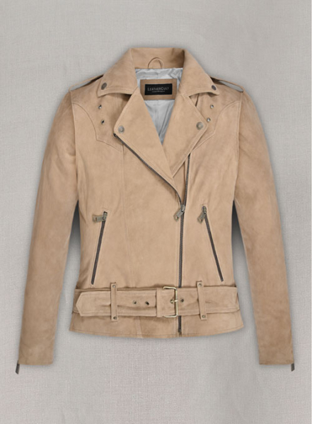 (image for) Wiella Biker Suede Leather Jacket