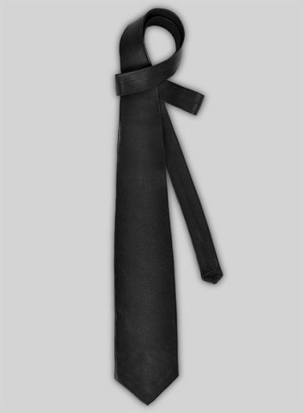 (image for) Black Leather Tie