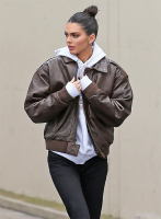 (image for) Kendall Jenner Leather Jacket #1