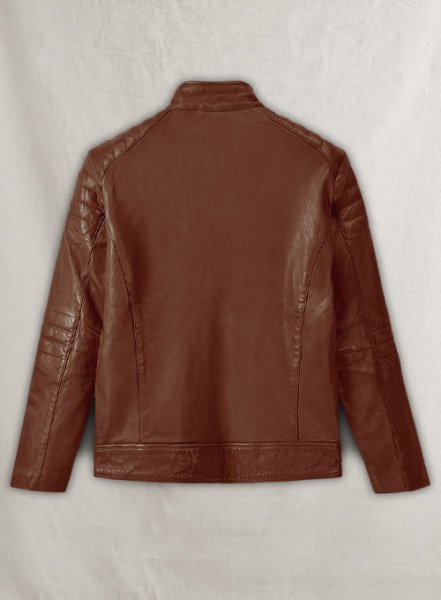 (image for) Firefly Moto Tan Biker Leather Jacket