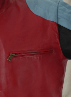 (image for) Cherry Red Akon Leather Jacket