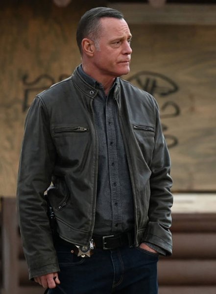 (image for) Jason Beghe Chicago P.D. Leather Jacket