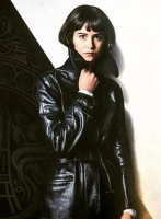 (image for) Katherine Waterston Fantastic Beasts Leather Long Coat