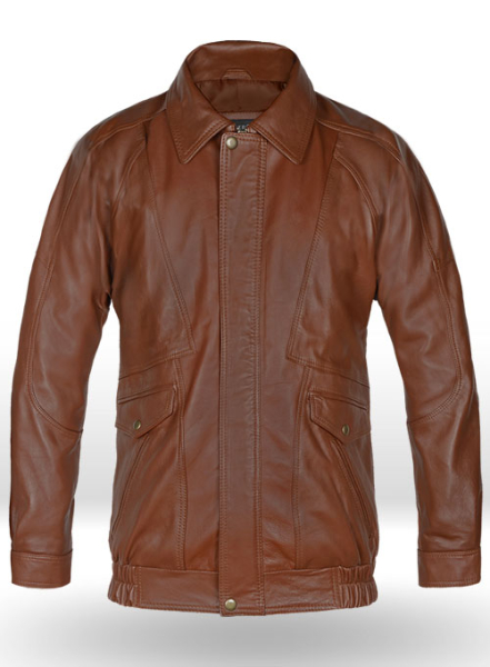 (image for) Aviator Bomber Leather Jacket