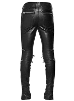 (image for) Electric Zipper Mono Leather Pants