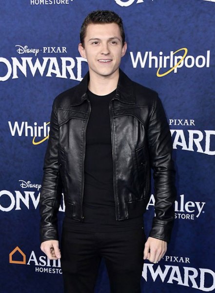 (image for) Tom Holland Leather Jacket #1