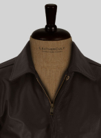 (image for) Steve Carell Welcome to Marwen Bomber Leather Jacket