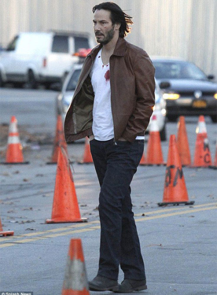 (image for) Keanu Reeves John Wick Leather Jacket