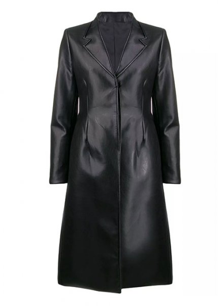 (image for) Beatrice Leather Trench Coat