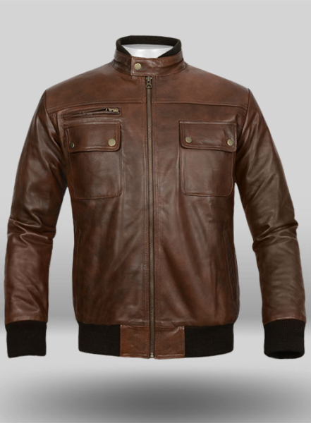 (image for) Spanish Brown Leather Jacket # 94