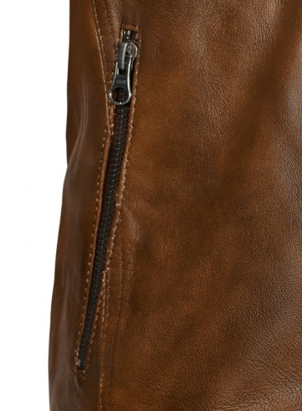 (image for) Spanish Brown Leather Jacket # 653