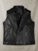 (image for) Leather Biker Vest # 313