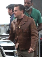 (image for) Leonardo DiCaprio Once Upon a Time in Hollywood Leather Jacket