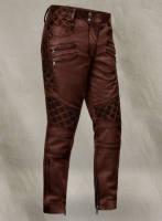 (image for) Outlaw Burnt Maroon Leather Pants