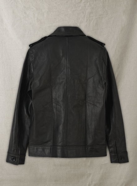 (image for) Short Trench Leather Jacket