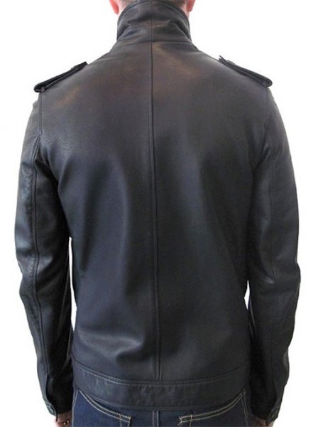 (image for) Short Trench Leather Jacket