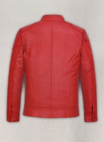 (image for) Soft Tango Red Washed & Wax The Expendables Lee Christmas Leather Jacket