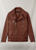 (image for) Dauntless Tan Biker Leather Jacket