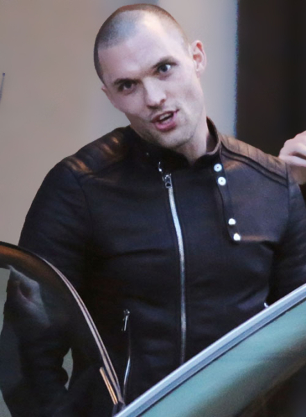 (image for) Ed Skrein Deadpool Leather Jacket