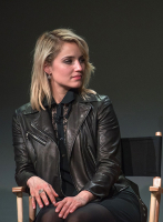 (image for) Dianna Agron Leather Jacket #2