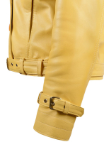 (image for) Yellow Captain America Scarlett Johansson Leather Jacket