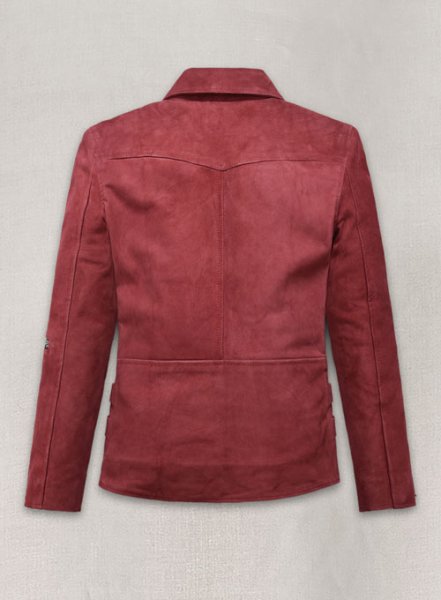 (image for) French Red Suede Leather Jacket # 903