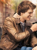 (image for) Ansel Elgort The Fault In Our Stars Leather Jacket