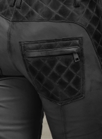 (image for) Carrier Burnt Charcoal Leather Pants